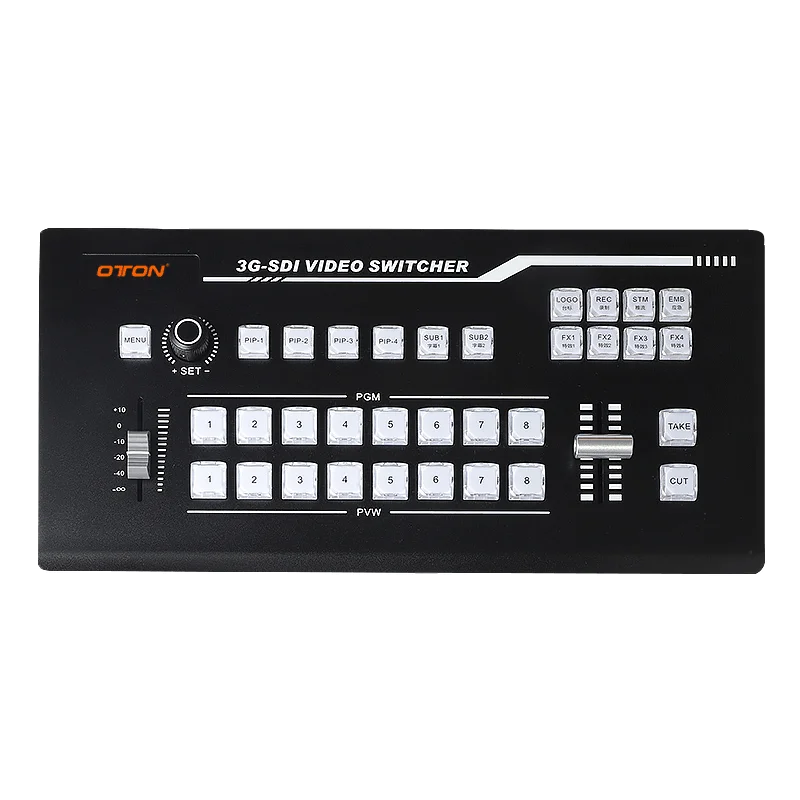 Oton 8 канальный цифровой SDI/HD MI Multiview прямая трансляция видео коммутатор Миксер с