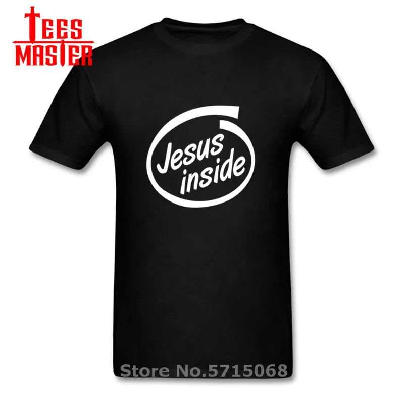 Мужская футболка с надписью Jesus Inside Circle Faith Christ религиозная для христианина God is Love