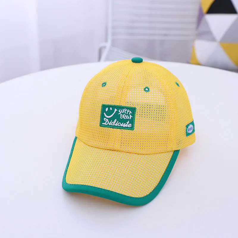 

3-8 Year Unisex Cap Casual Mesh Baseball Cap Adjustable Hats for Children's Hip Hop Trucker Cap Streetwear Hat Baby Boy Girl