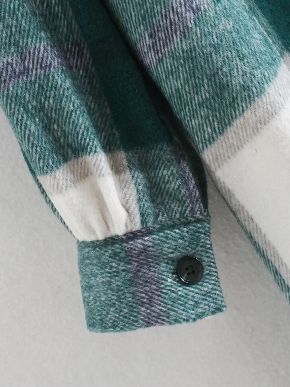 

2020 New Autumn Winter Women Female Casual Polyester Shirt Plaid Brand Blouse Outwear