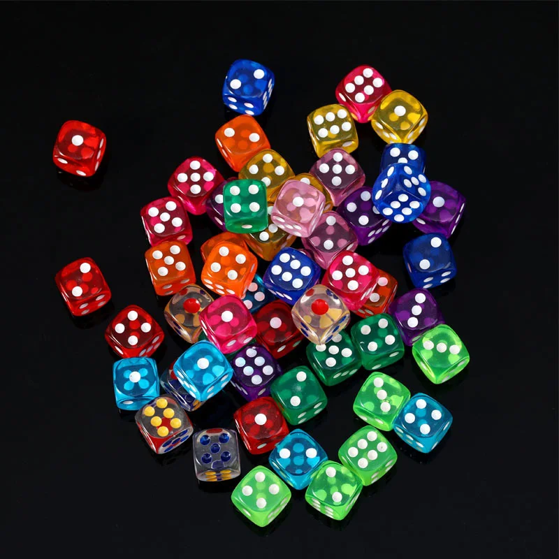 11 шт./лот набор высококачественных Цветных прозрачных акриловых 6-сторонних