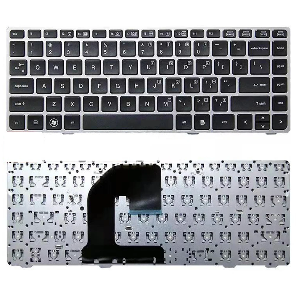 

Свяжитесь с нами для HP EliteBook 8470B 8470P 8470 8460 8460p 8460 Вт ProBook 6460 6460b 6470 с серебряной оправе Клавиатура ноутбука