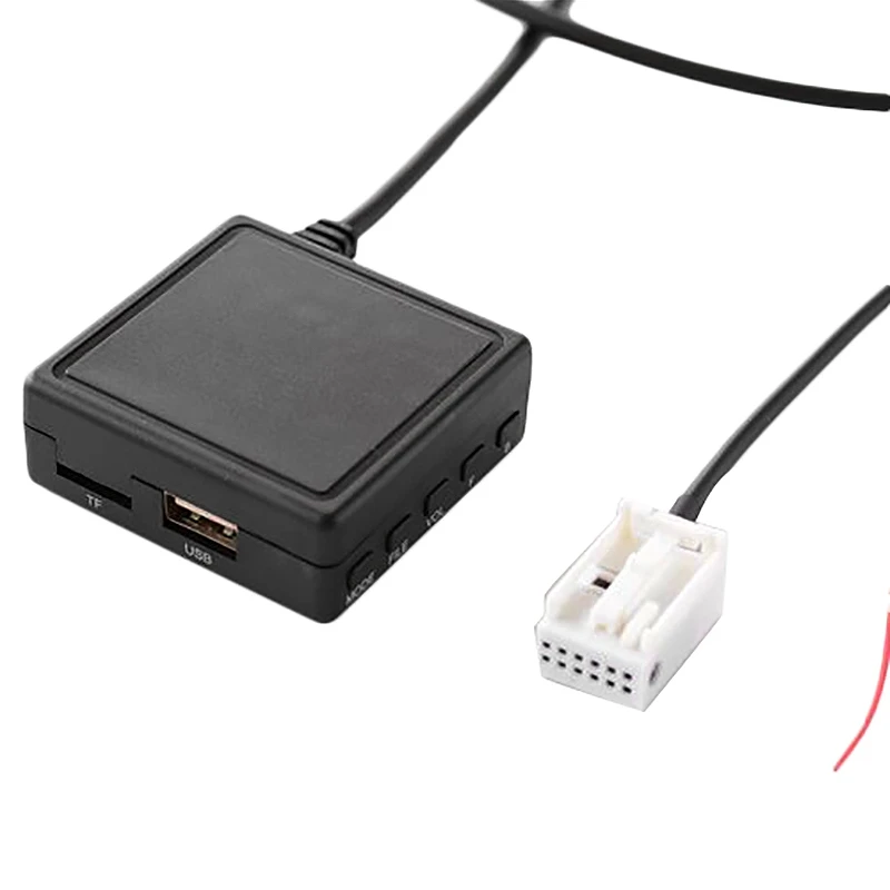 Автомобильный Bluetooth 5 0 AUX Кабель-адаптер TF USB подходит для Peugeot 207 307 407 308 - купить по
