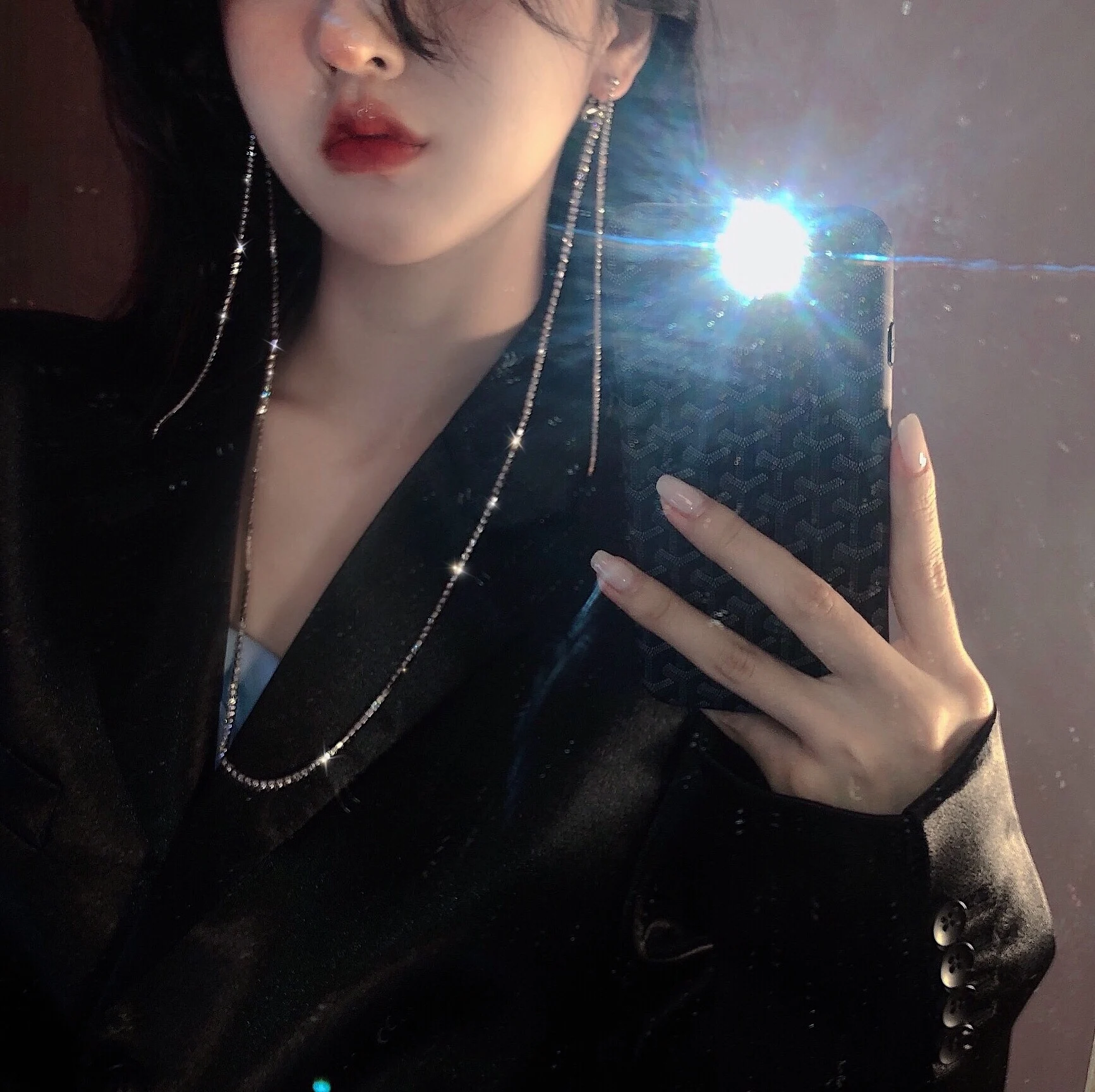 

Индивидуальный дизайн Sense 2020 новые модные супер длинные темпераментные серьги в стиле Ins модные серьги-гвоздики для особых интересов