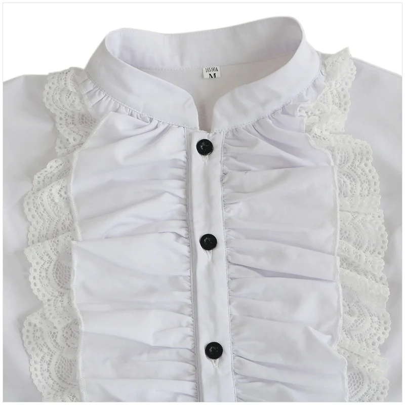 Пиратская рубашка SYUHGFA для мужчин костюм вампира эпохи Викторианского