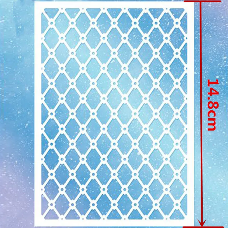

Mesh Background Plate Frame Metal Cutting Dies Stencil For Cards Making Decorative Diy Scrapbooking Photo Paper Cards Crafts New
