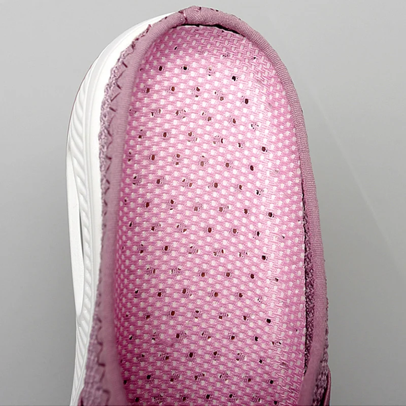

Women sneakers Shoes Casual Increase Cushion Sandals Non-slip Platform Sandal Women Breathable Mesh Walking Slippers 42 Tennis