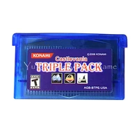 castlevanlatriple pack us version video game compilation cartridge console card for nintendo gba english language edition