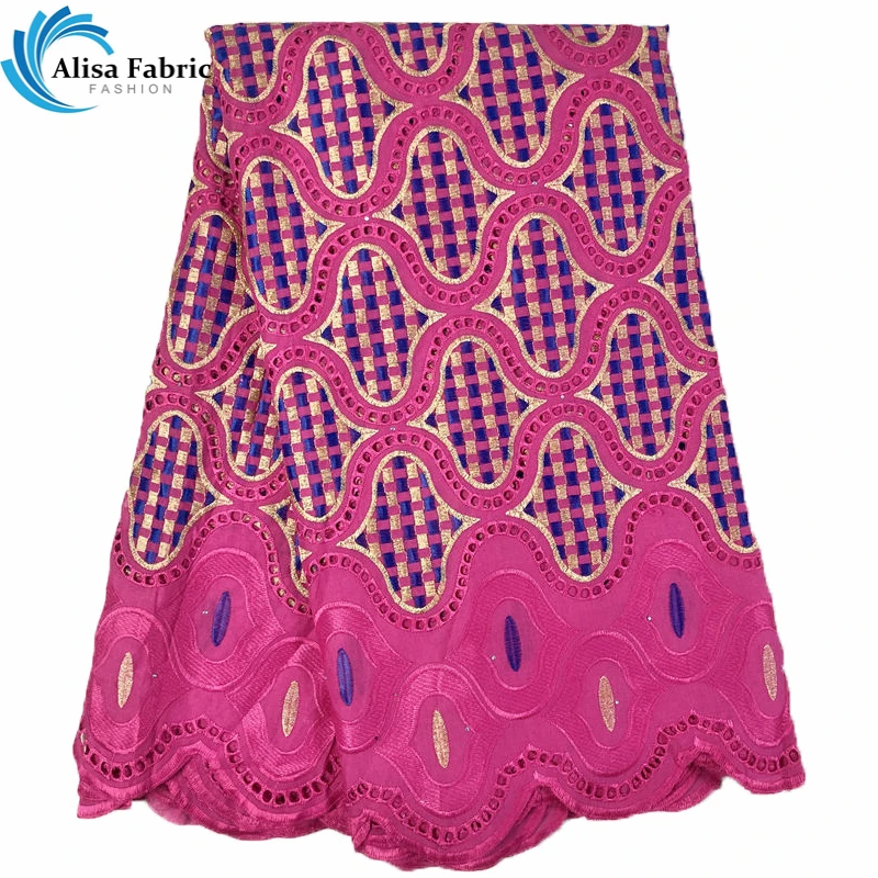 

2020 высококачественное Африканское хлопковое кружево, швейцарская вуаль, кружевная ткань с камнями, хлопковое кружево с вышивкой для свадеб...