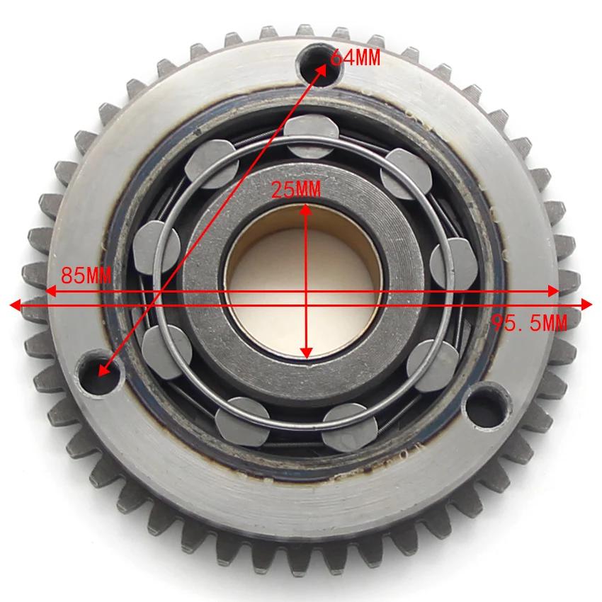 

Motorcycle Starter Clutch Assembly For Yamaha TTR125 TTR125E TTR125L TTR125LE XT125R XT125X 4TU-15590-00 5AP-15517-02 5HH-E5517