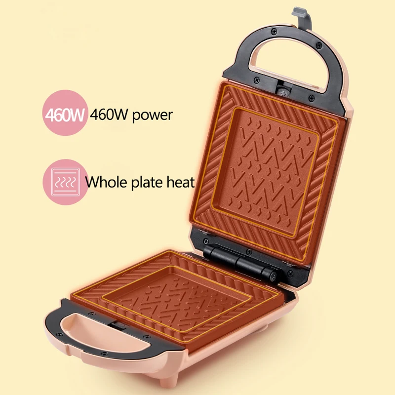 220В электрическая машина для приготовления сэндвичей вафельница завтрака тостер