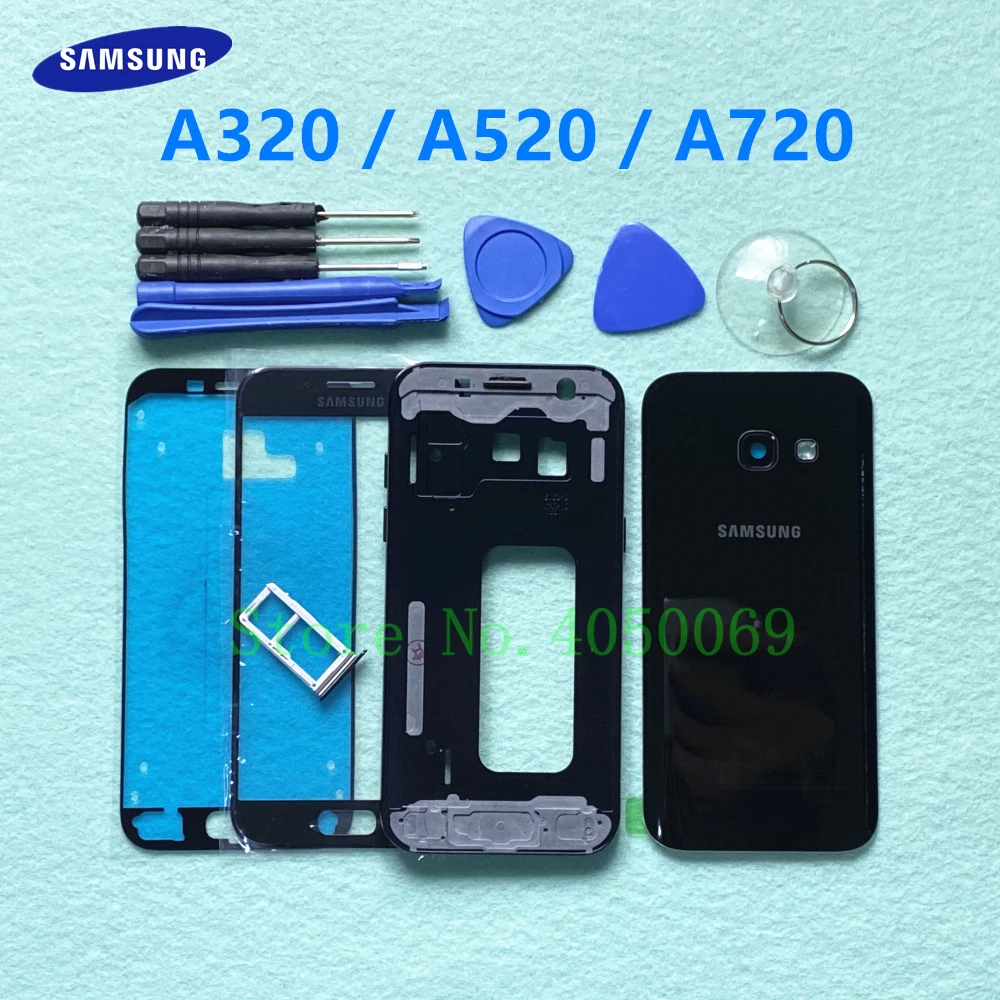 Полноразмерный корпус сенсорный экран стеклянная панель средняя рамка задняя