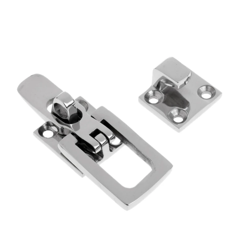 

Lockable Latch 316 Stainless Steel Marine Boat Door Lock 2Pcs Latch Anti-Rattle
