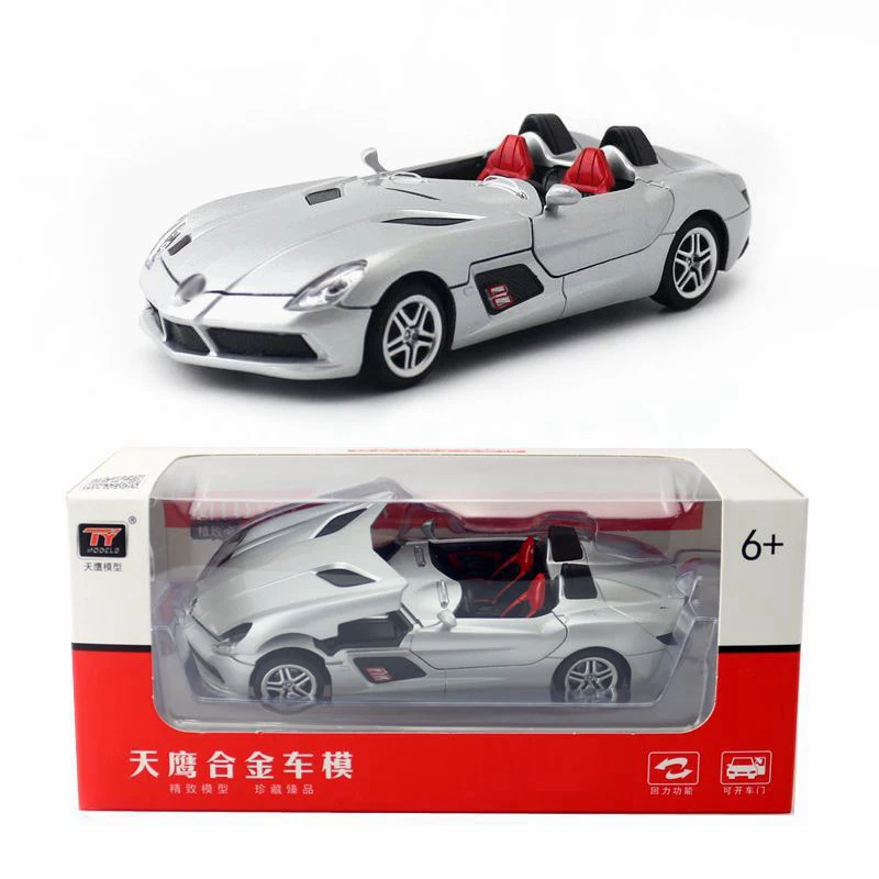 HOMMAT Simulation 1:32 Scale SLR 2009 Sports Car Model Alloy Metal Diecast Toy Vehicle Kid Gift Toys For Boys Children | Игрушки и хобби