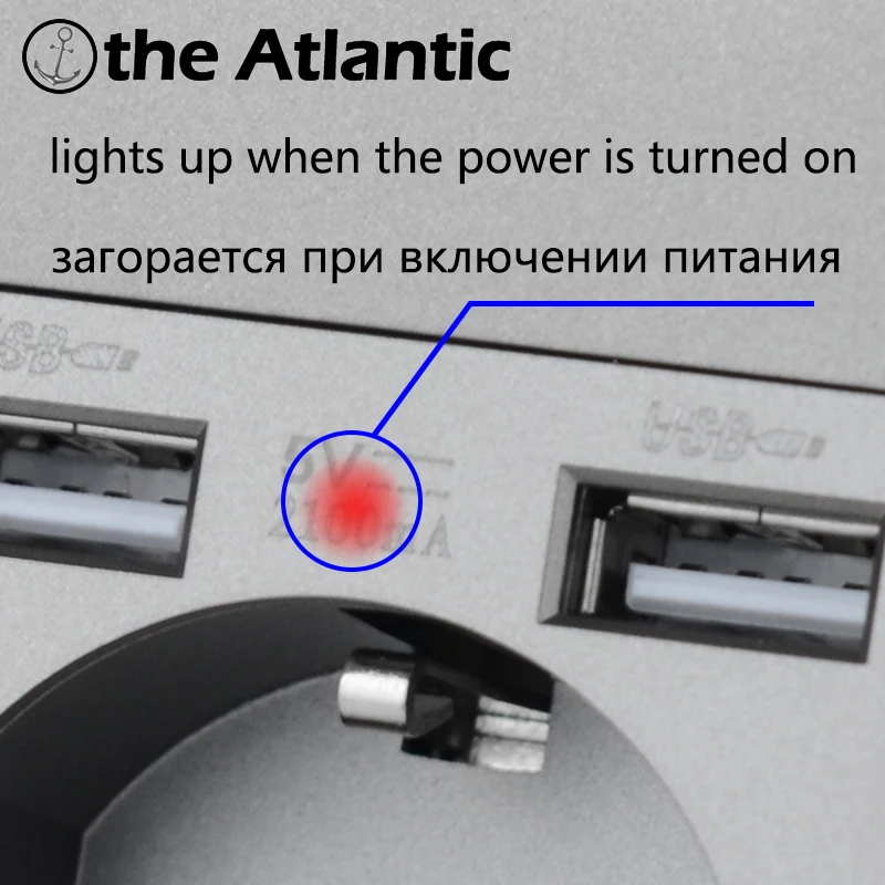 Сетевая розетка серая настенная с USB-разъемом для дома электрическая пластиковая
