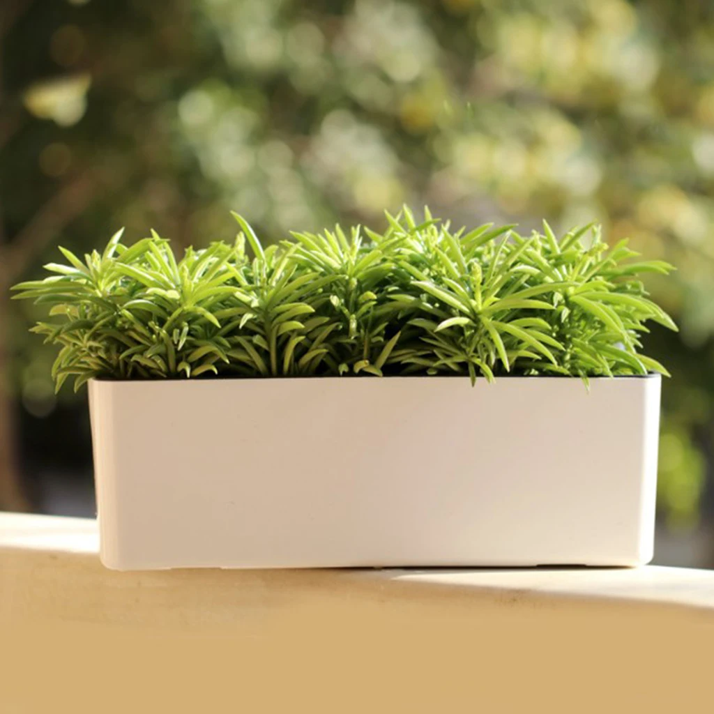 39 см Съемный самополив комнатное растение и трава прямоугольный горшок для