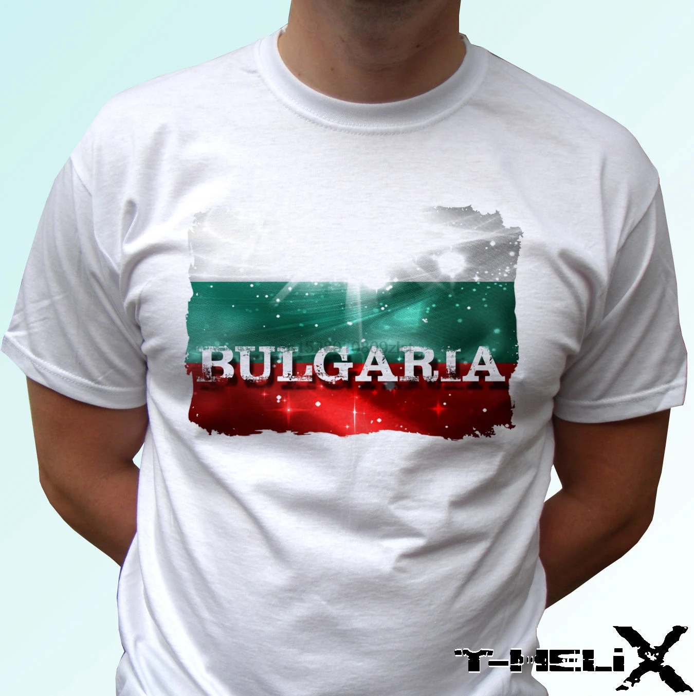 Белая футболка с флагом Болгарии модная повседневная унисекс в стиле гордости