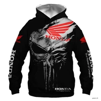 2021 new honda car wing hoodie 3d printing sweatshirt mens sportswear hip hop casual pullover motorcycle racing red jacket