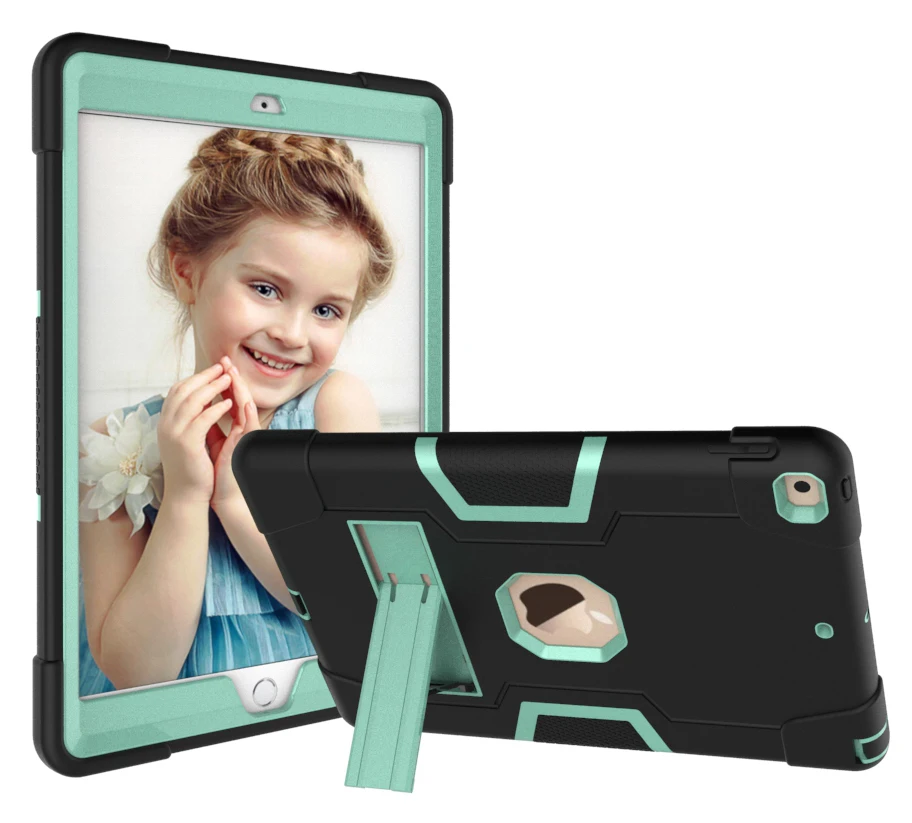 6 Для нового iPad 10,2 чехол сверхпрочный силиконовый Жесткий подставка чехол для iPad 7го поколения A2200 A2198 A2232 чехол s+ ручка - Цвет: 6