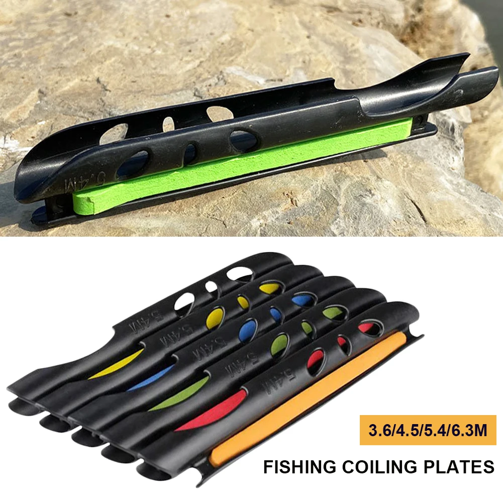 

1Pc EVA Fishing Rod Holder Coiling Plate Clip On Rod Fishing Line Holder Lines Winding Plate Tackle Accessories Tools