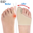 EiD 1 пара большой для костей ортопедический Bunion коррекция педикюр носки силиконовые вальгусный корректор брекеты Пальцы Сепаратор Уход за ногами