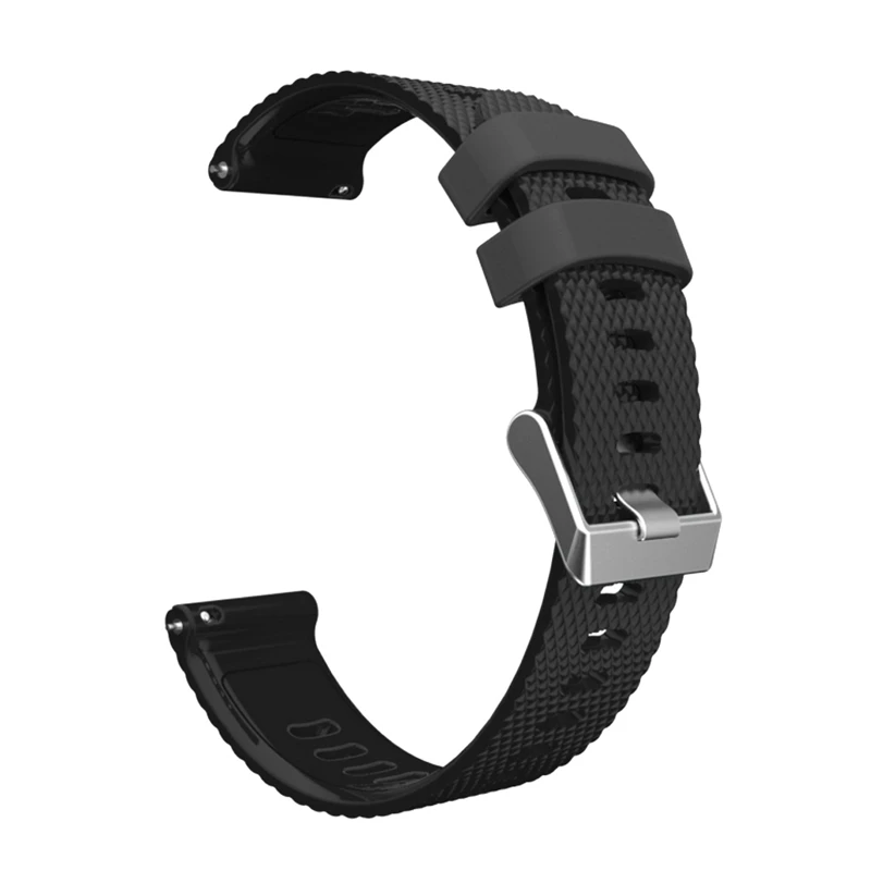 Спортивный ремешок для часов Samsung Gear мягкий силиконовый сменный Garmin Forerunner 245M