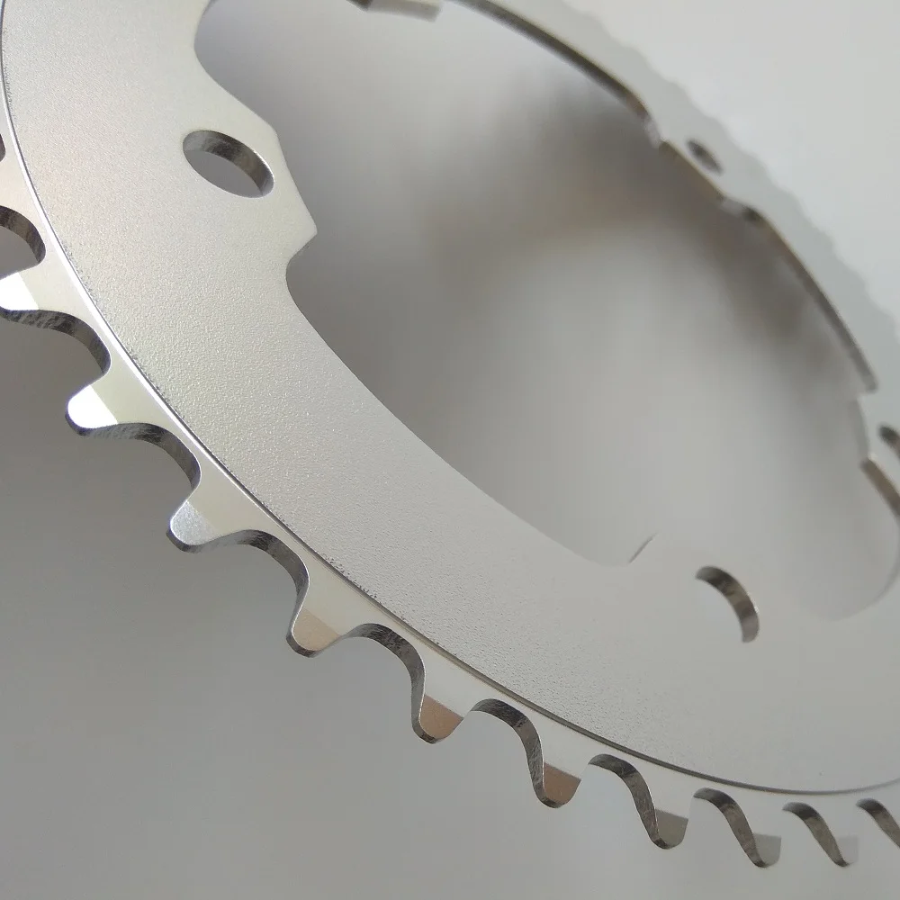 TRUYOU 130 BCD 44T 46T 48T Фиксированный зубчатый велосипедный круг для одной скорости с пластиной, цепью и зубчатым колесом, полостью восстановления для трекового кареточного комплекта.