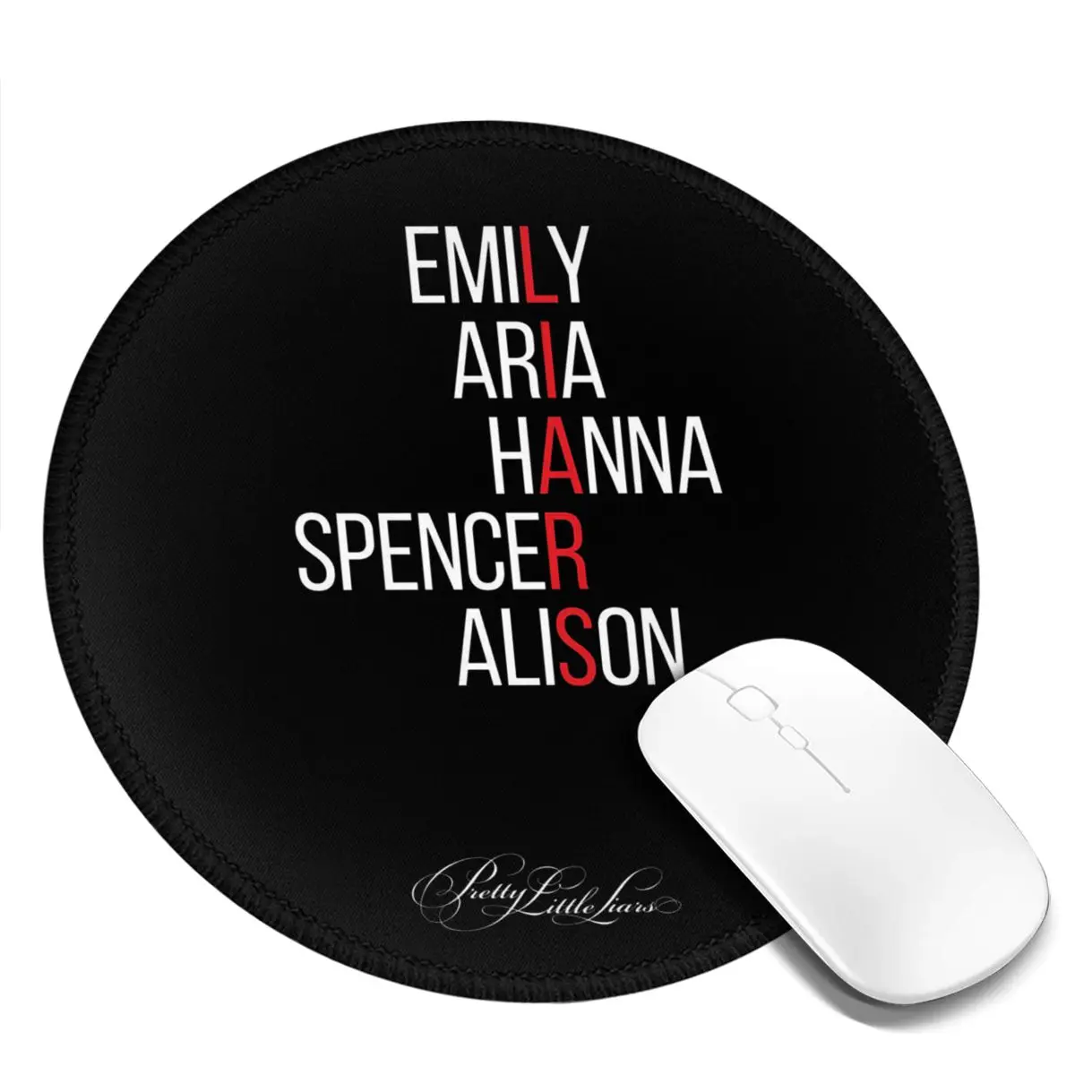 

Pretty Little Liars Mouse Pad PLL Characters Best Rubber Mousepad Anti Fatigue Original Picture Table Mouse Mat