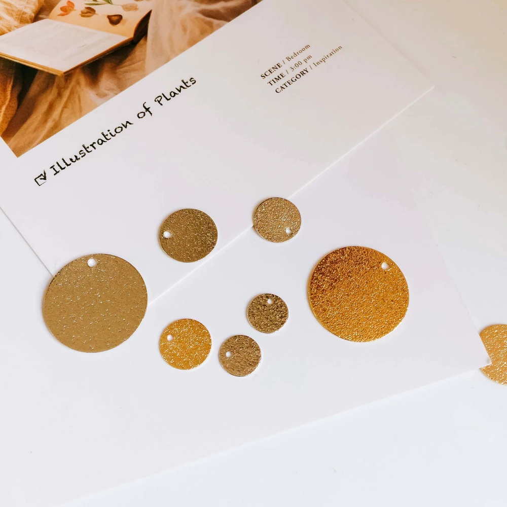 10 шт. круглые металлические серьги гвоздики|Ювелирная фурнитура и компоненты| |