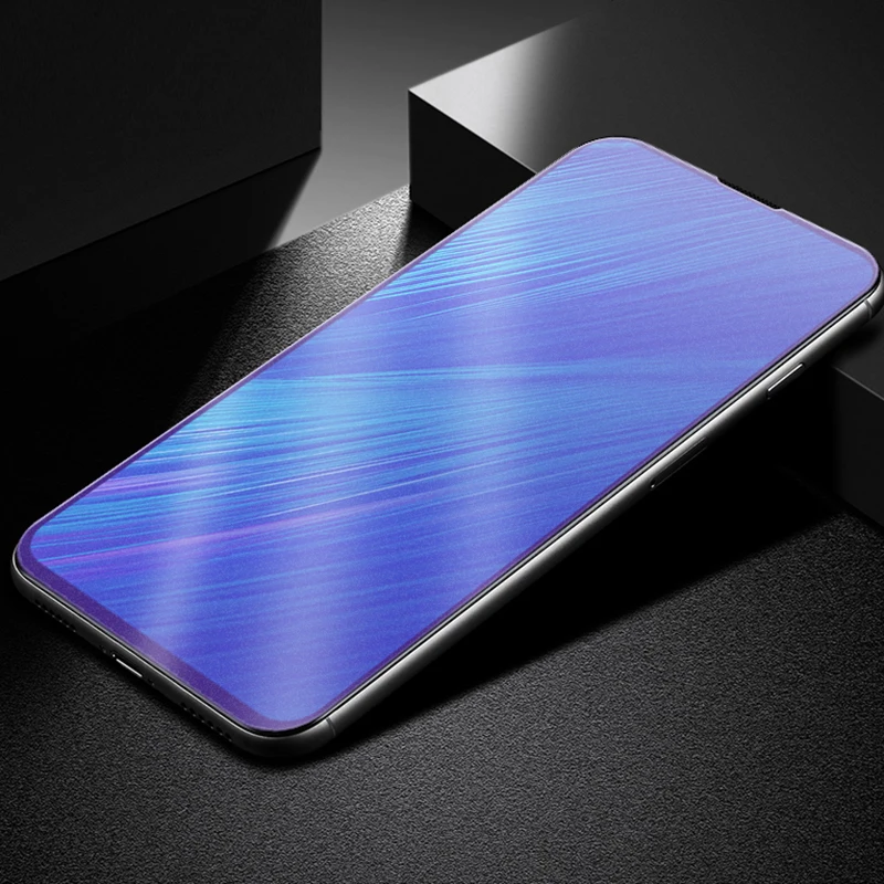 Полное покрытие матовое анти синее закаленное стекло для VIVO X27 Pro V17 матовая