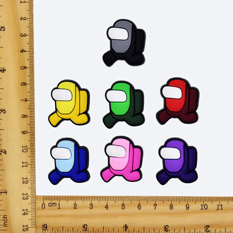 

1 piece of cartoon game UFO PVC shoe accessories DIY shoe decoration crocodile Gibbs kids love kawaii cute Christmas gifts