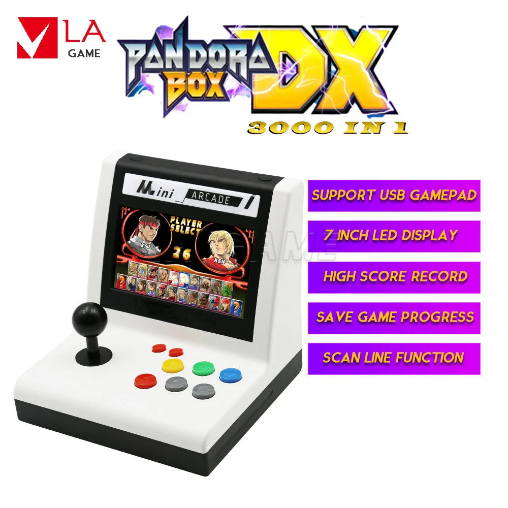 Оригинальная Аркада pandora box dx 3000 в 1 bartop аркадная мини машина HD720P 3p 4p игра 3d mortal kombat