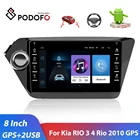 Автомагнитола Podofo, 2DIN, Android, для Kia RIO 3, 4, Rio 2010, 2011, 2012, 2013, 2014, 2016, 2017, 2018, GPS, Wi-Fi, мультимедийный MP5-плеер