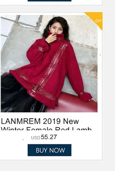 LANMREM шерстяное твидовое Женское пальто длинное зимнее Новое корейское женское свободное клетчатое плотное пальто-кардиган с v-образным вырезом PC257