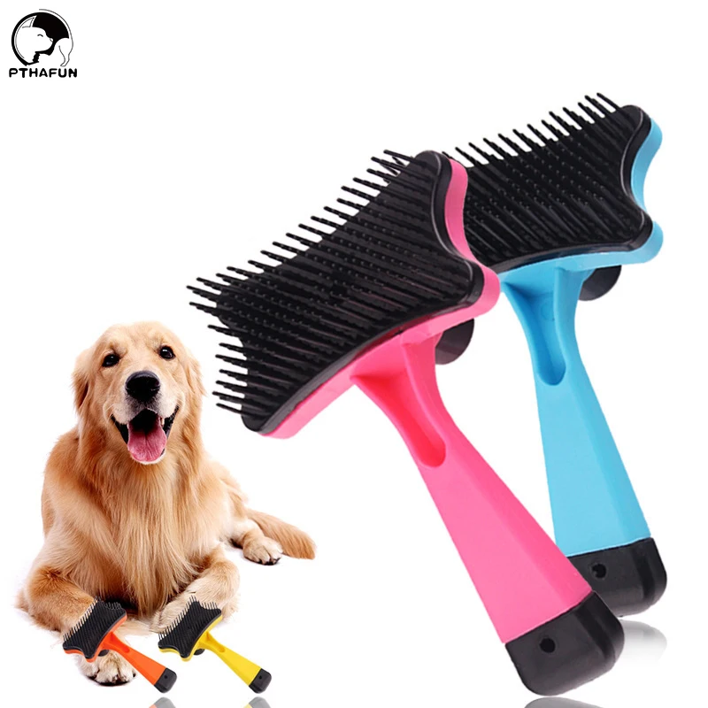 

Pet Dog hair removal comb Massage Soothing Brush For Dogs And Cats Cleaning Dredge Care For Apply To Pets Hair Grooming Tool