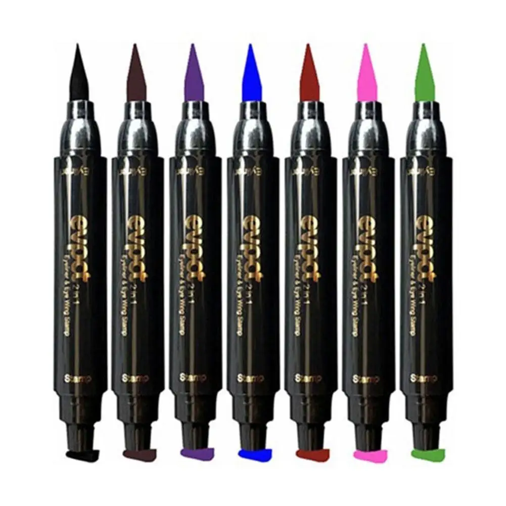 

8 Colors Makeup Eyeliner Winged Seal Eye Liner Waterproof Eyeliners Template Make Up Cosmetics Beauty Tools Drop Shipping