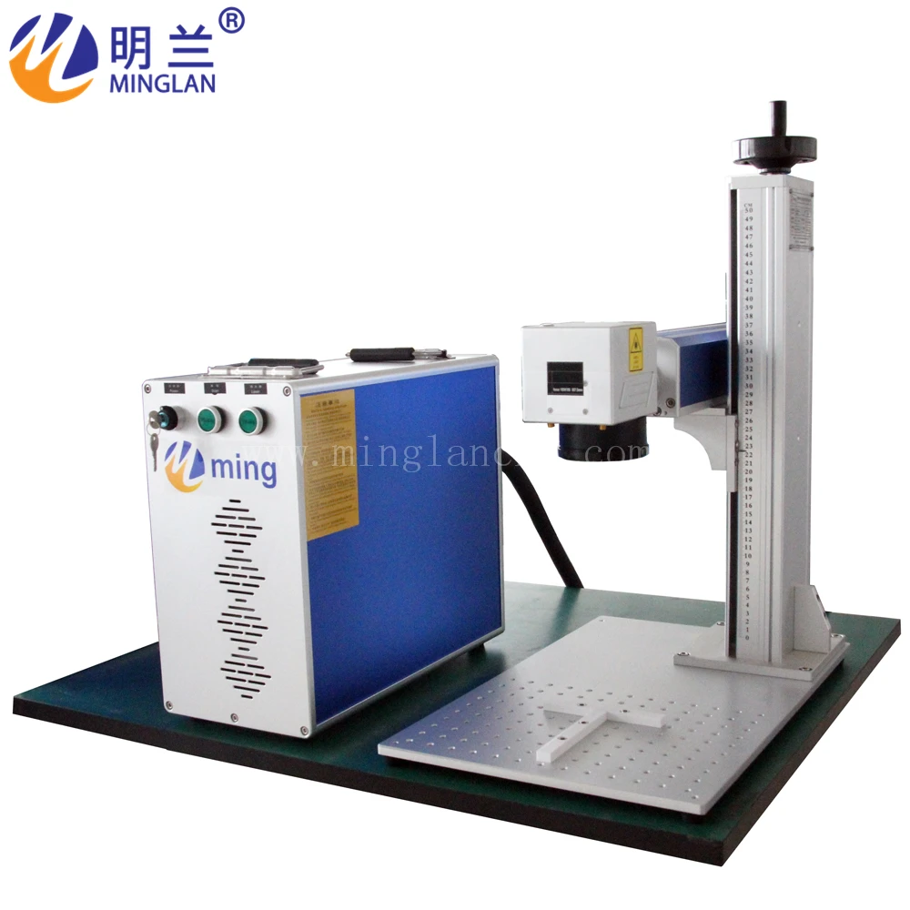 50W separated fiber laser nameplate Marking machine 20w 30w 50w Fiber metal engraving suitable for SS |