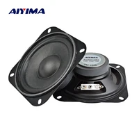 aiyima 2pcs 4 inch audio portable speakers woofer 2 ohm 15w bass loudspeaker diy home theater music bt amplifier speaker