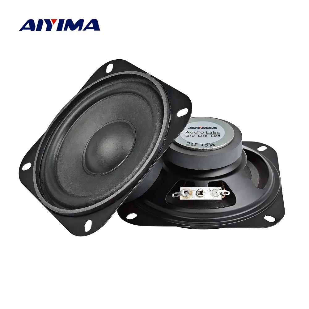 Портативный динамик AIYIMA 4 дюйма 2 Ом 15 Вт усилитель Bluetooth для домашнего кинотеатра