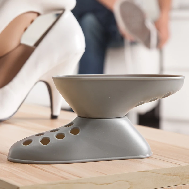 Стильный компактный держатель для хранения пластиковый органайзер обуви на