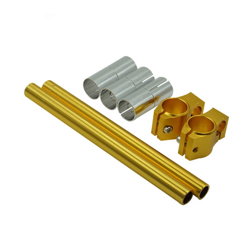 Универсальный 275 мм Мотоцикл с ЧПУ гоночный руль регулируемый зажим на вилке