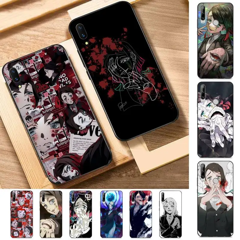 

FHNBLJ enmu demon slayer anime Phone Case for Huawei Y 6 9 7 5 8s prime 2019 2018 enjoy 7 plus