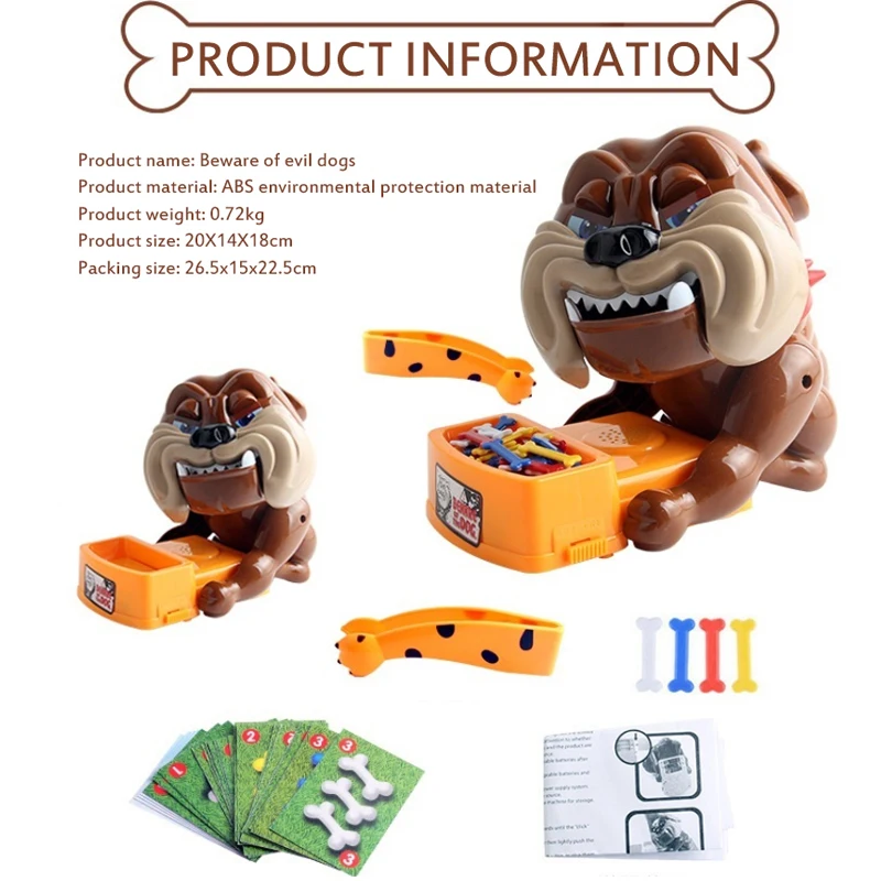Креативная игрушка в виде плохой собаки для родителей и детей забавные игры