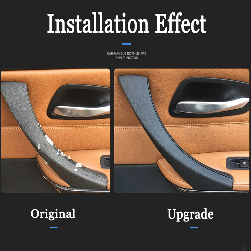 Автомобильная накладка на внутреннюю ручку правой и левой двери для BMW E90 E91 3