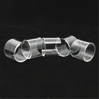 fatube 5pcs straight mini glass cups for ikuu i200 with melo 4 d22 melo 4 d25 glass tube