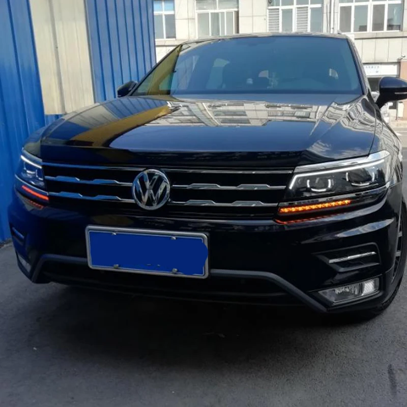 Автомобильные фары в сборе для Volkswagen Tiguan L 2017 2018 bi ксеноновая линзы проектор