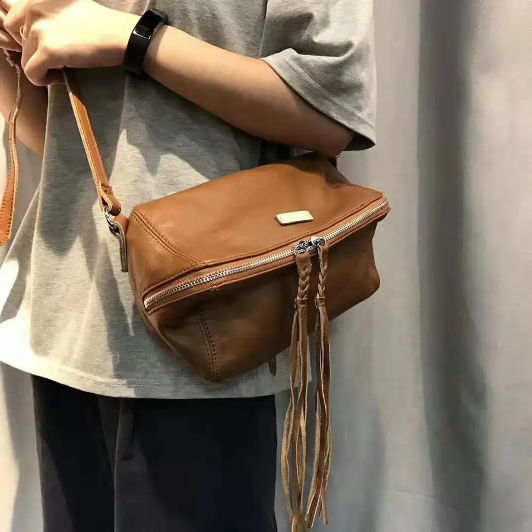 100% Сумки из натуральной кожи роскошные дизайнерские женские сумки через плечо от