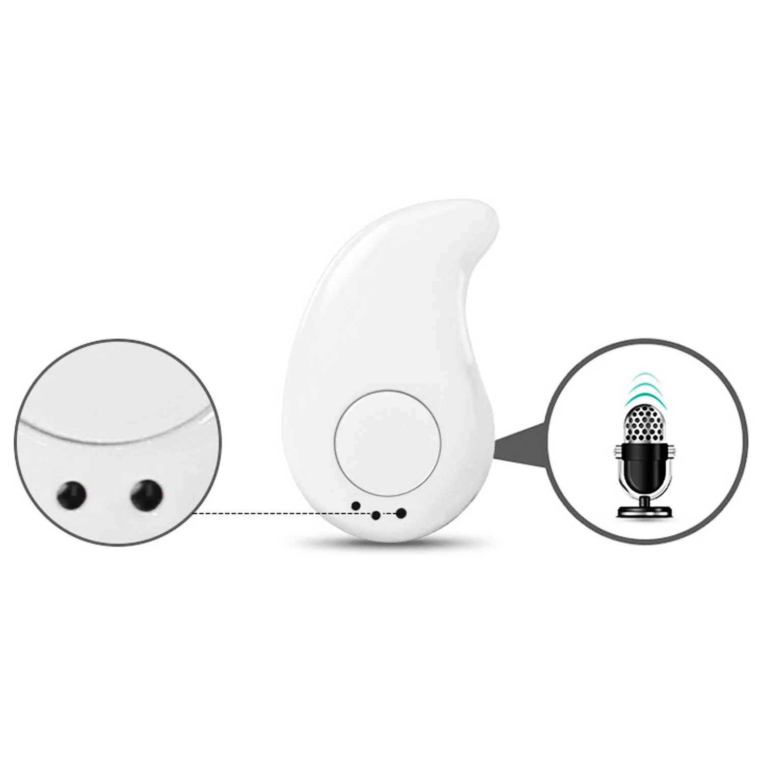 Универсальные миниатюрные невидимые внутриканальные беспроводные наушники Vococal