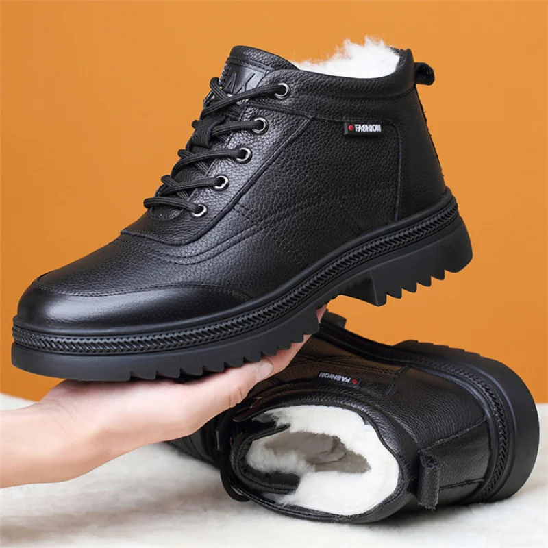 Men Hiking Shoes Cotton Warm Mountain Tracking Athletic Man Sport Shoes Outdoor Jogging Trekking Autumn 2021 Male Sneakers