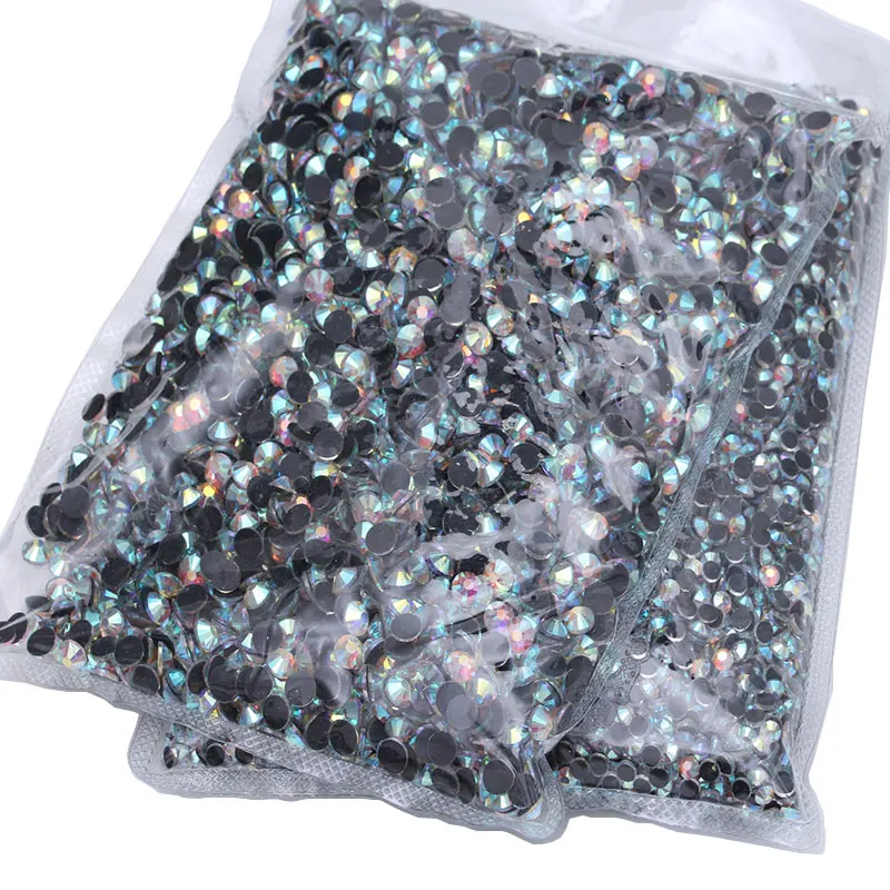 Кристалл AB стразы DMC Горячая фиксация стразы Кристалл AB Горячая фиксация стразы Передача дизайн свадебного платья B0436